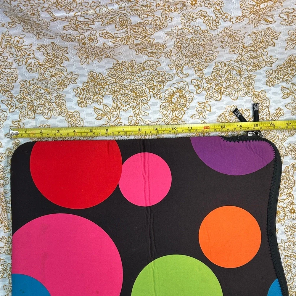 Colorful Polka Dot Laptop Sleeve